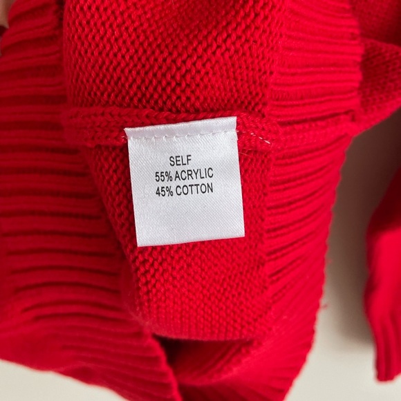 Ellsworth and Ivey Kid’s Chatham Sweater - Red - Size 4-5 - Picture 5 of 6